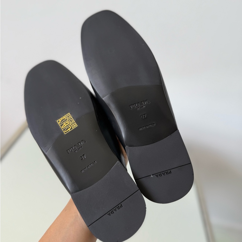 New Prada Leather Mules $1,120 37 - Picture 5 of 13